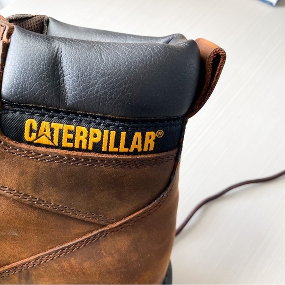 Caterpillar CAP Men\'s Core Second Shift St Work Leather Brown Steel Nonslip 11 main image 4